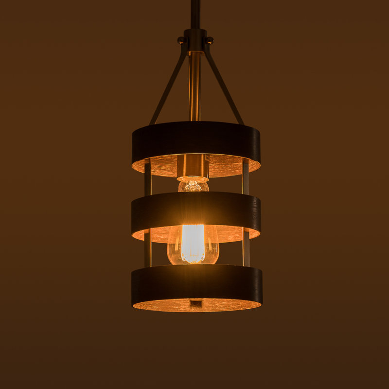 Luminaire suspendu cylindrique 1 lumière