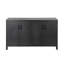 Armoire 4 portes avec finition naturelle Mirod