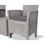 Marjo Plastic 3-Person Seating Group with Cushions-1019500968