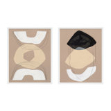 Free Form 7&8. Set Of 2 Painting by Andrea Stokes