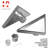 11” TILE-IN CORNER SHOWER DRAIN with Hair Strainer & Lifting Hook – Modern Stainless Steel Drain for Bathroom Showers