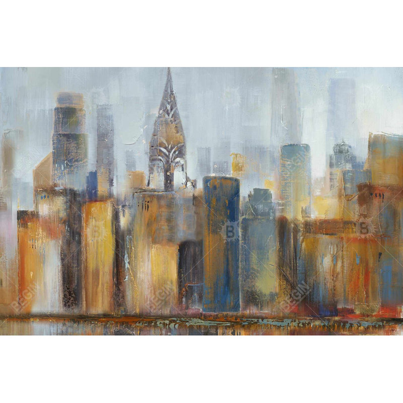 Toile paysage urbain - bâtiment Chrysler | Art mural Home Decor
