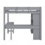 Full Size Loft Bed With Desk-107129673