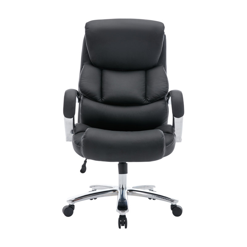 Patrick Big and Tall Office Chair, PU Leather High Back Adjustable Executive Swivel Computer Desk Chair