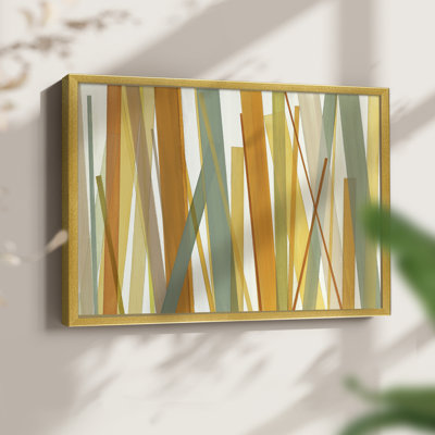 Summer Hayfield -Framed Print - Restickable