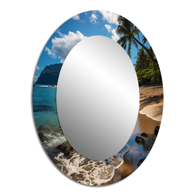 Miroir mural Aloha Tropical Dreamscape II - Coastal, 40 po x 30 po