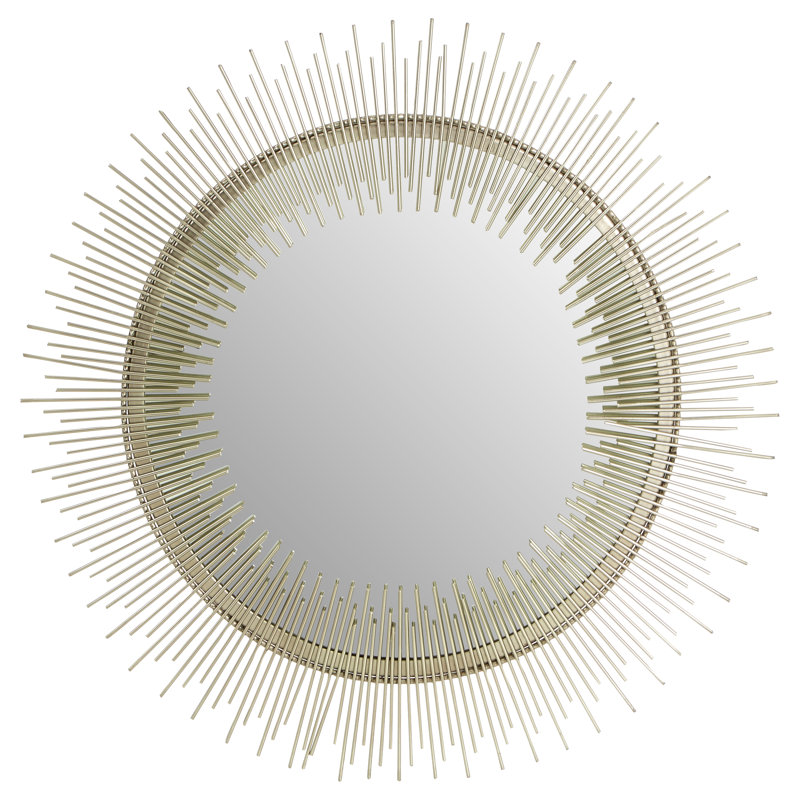 Brooklane Metal Flat Wall Mirror