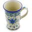 Forget Me Not Handmade Stoneware Coffee Mug