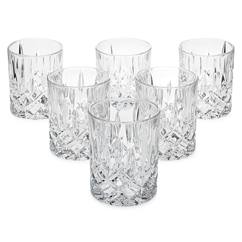 Hudson 270ml Crystal Whiskey Glass Set