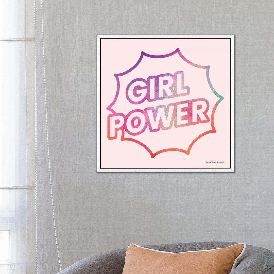 Girl Power I von Seven Trees Design - Galerie-verpackte Leinwand Giclée auf Leinwand