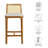 Monarch Wood And Rattan Counter Stool-102521182