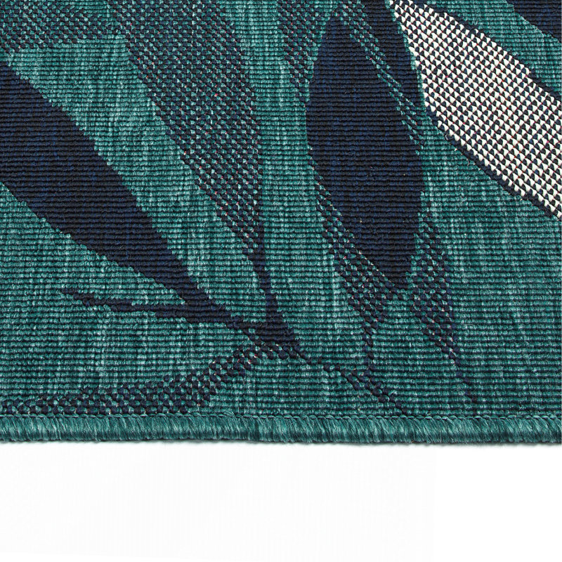 Tapis moderne moderne texturé, Rectangle 1 pi 11 po x 3 pi 7 po