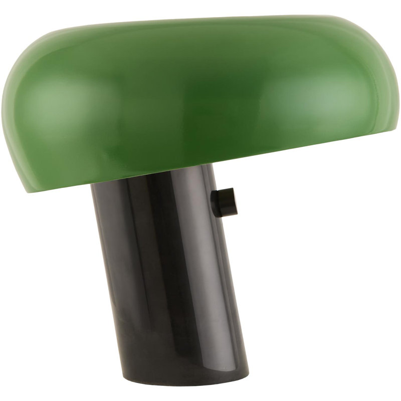 Lampe de table en marbre Knotts , Noir, Vert foncé