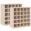 Solid Wood Open Shelving Wine Bottle Rack-2107676676