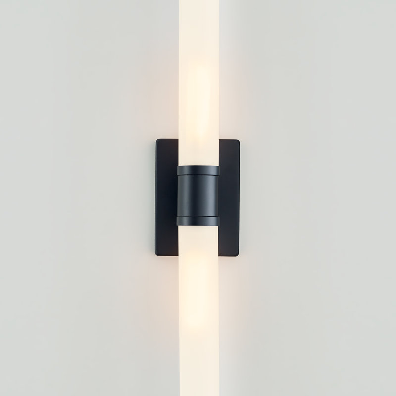Keaton 2 - Light Vanity Light, Midnight Black, 60 W, 30" H x 5" W x 3.63" D