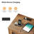 Walnut Finish Brottman 16 Inch With 2 Drawers 3 Outlets USB Type C US Plug RGB LED Lights