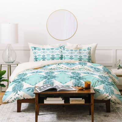 Eclectic Geometric Shapes Duvet Cover