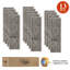Tapis d'escalier moderne gris foncé