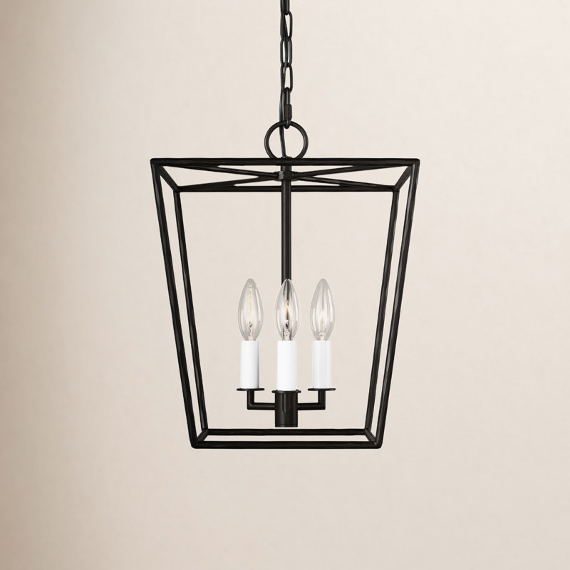 Maribel 3 Light Dining Room Entry Hallway Pendant, Aged Iron