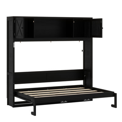 Lit escamotable avec armoires de rangement