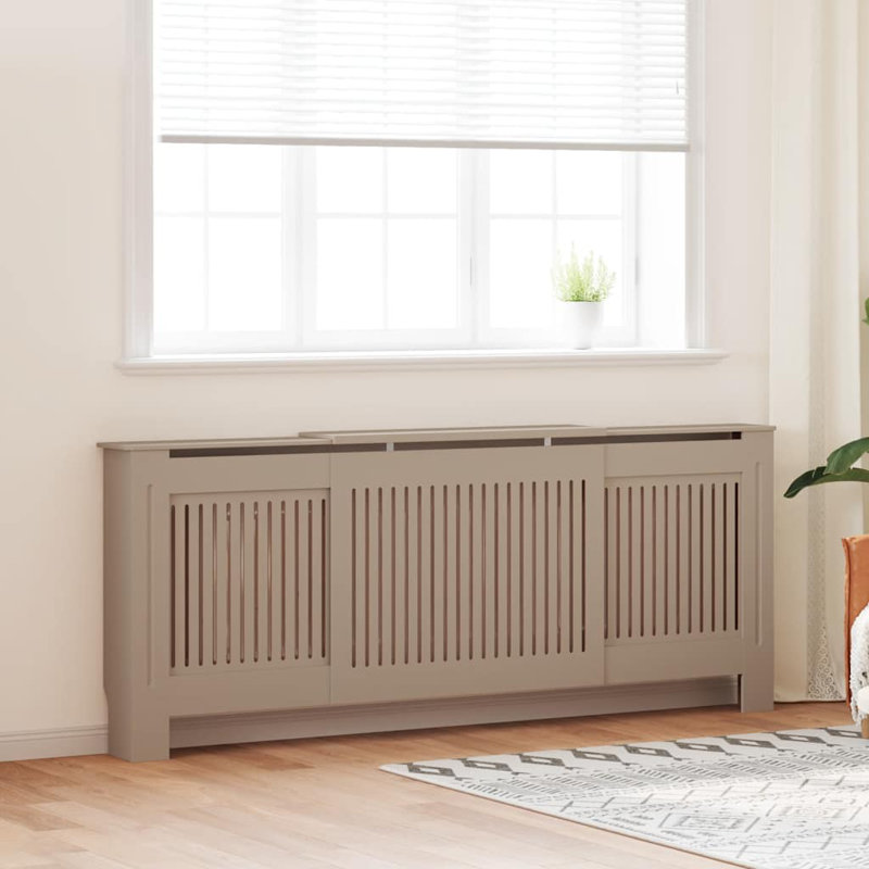 Housse de radiateur en MDF 80,7 po, Brun