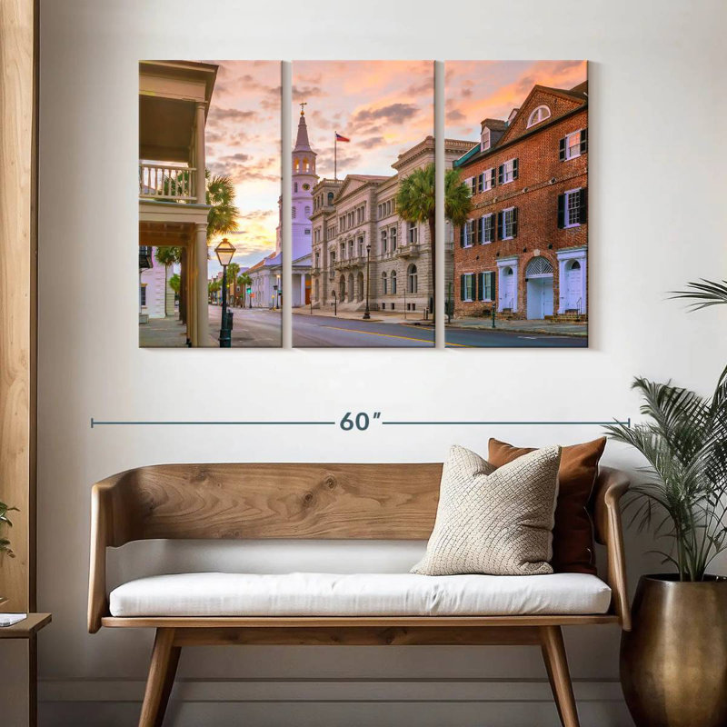 Nicci Idyllic Charleston Scene, 32" H x 50" W