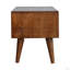 Unité média coulissante en prisme de châtaignier en bois massif Artisan Furniture
