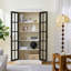 Vitrine de 71,2 po de hauteur avec portes en verre