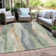 Machine Washable Indoor/Outdoor Xhevrie Aloe Rug