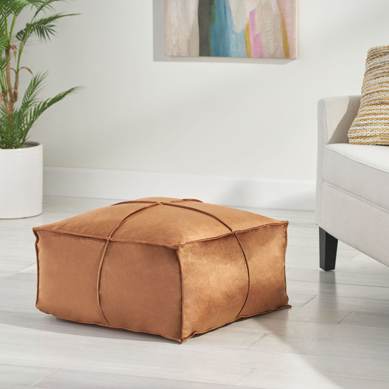 Mariya Velvet Pouf, Bronze