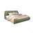 Everly Quinn Upholstered Platform Bed with Fabric Padded Headboard and Pine Wood Base Slats, No Box Spring Needed-1563618052-1560767161
