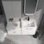 Ensemble de meuble-lavabo simple 48 po blanc