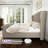 Dulane Velvet Upholstered Sleigh Bed with Scroll Wingback-1490869946-1523276751