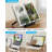 Laptop Table with LED Desk Light,Height Adjustments,Black