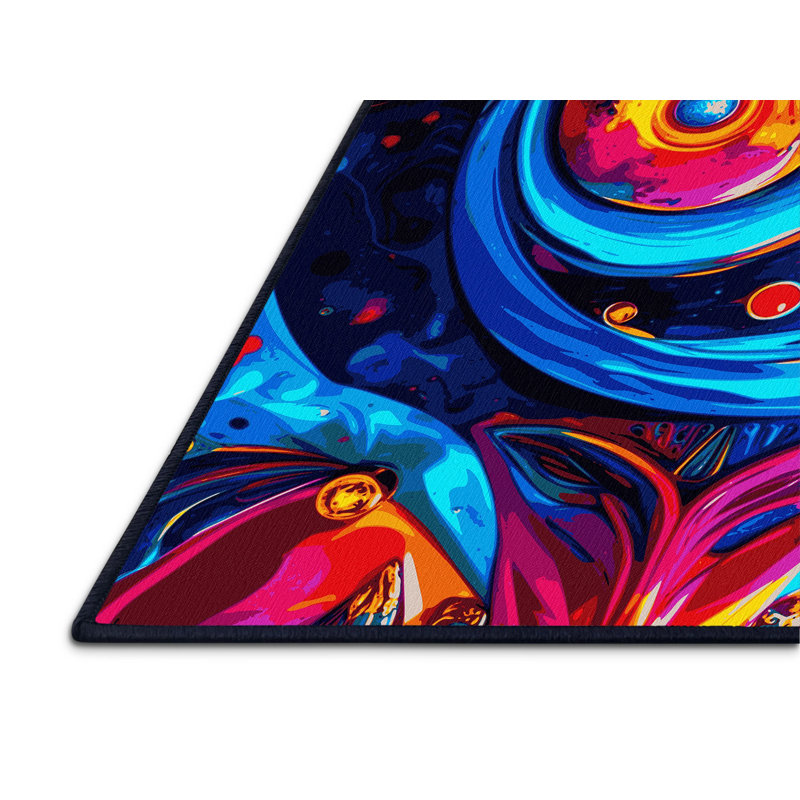 Chromatic Mirage Rug, Square 7'