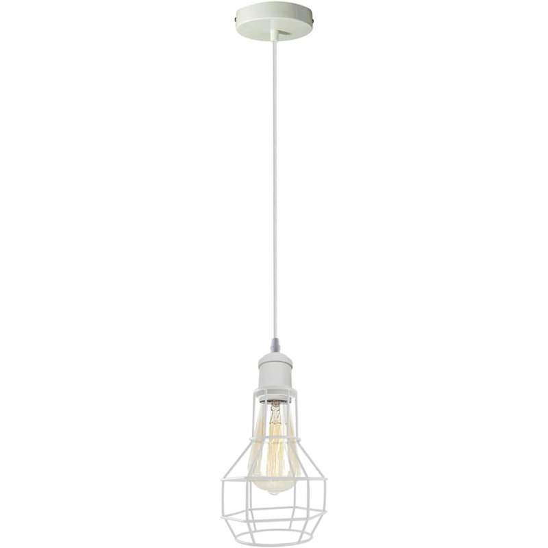 1 - Light White Geometric Pendant