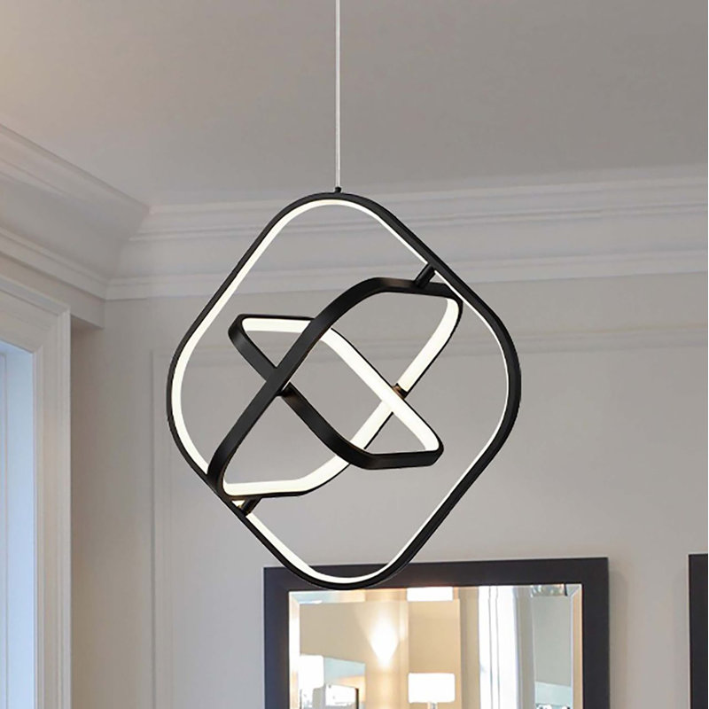 Luminaire suspendu carré DEL 30 W Sienna