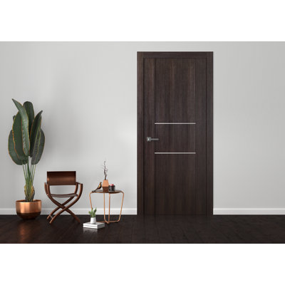 Avon 01 2H Paneled Wood and Metal Prefinished Standard Door Slab