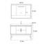 Meuble-lavabo sur pied de style chinois