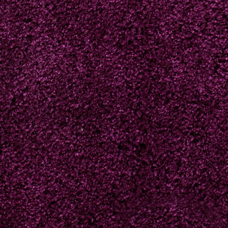 Tapis performance à poil long de couleur unie Vandoren, Purple, Rectangulaire 8 pi x 10 pi