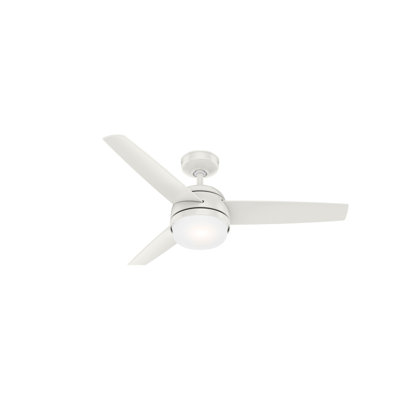 Ventilateur de plafond standard 48 pouces à 3 pales avec télécommande et ensemble d'éclairage inclus Midtown