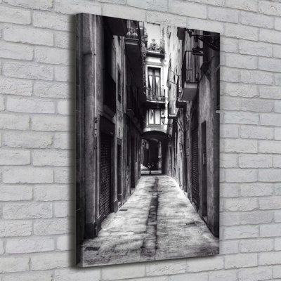 Barcelona Spain - Wrapped Canvas Print