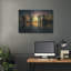 Loon Peak® «Dawn on Lake Maurepas Oil Paint» par Rick Berk, art mural en métal