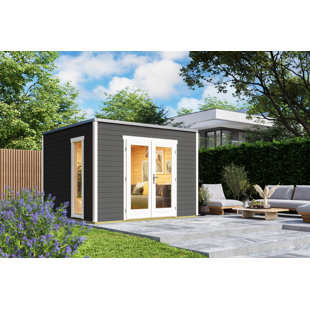 Lasita Palermo 1 - 10 x 10 Ft. Flat Roof Summerhouse With Single Glazing (28mm)