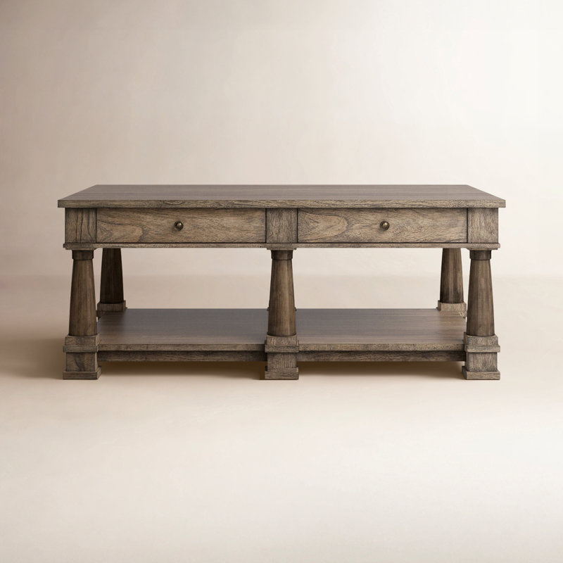 Stephens Solid Wood Top Single Coffee Table