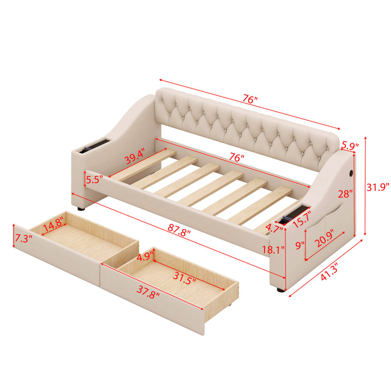 Labradford Upholstered Daybed