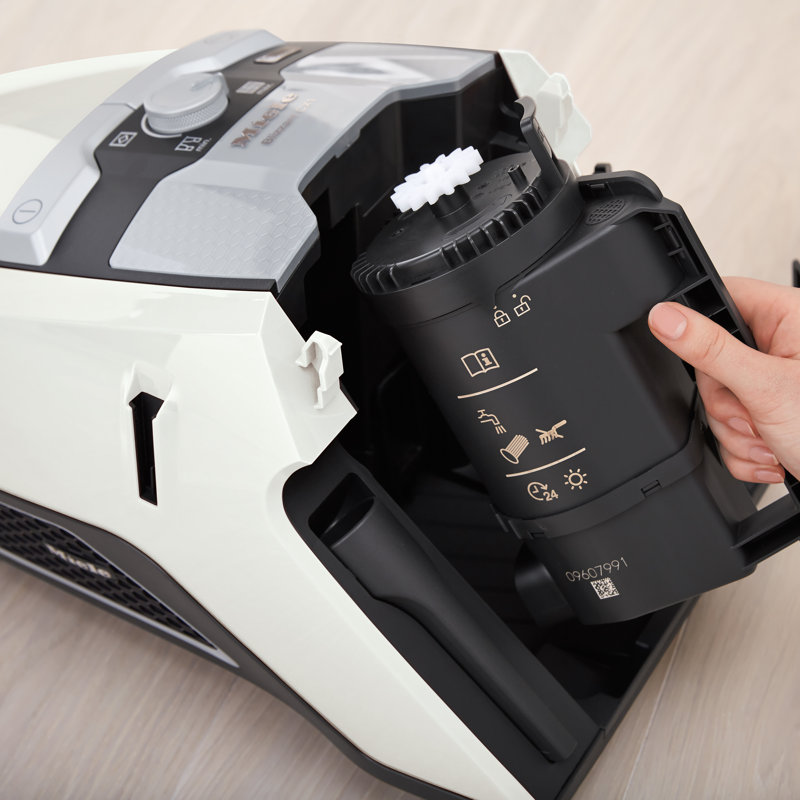Blizzard CX1 Cat & Dog Bagless Canister Vacuum, Designed for Pet Owners, Lotus white