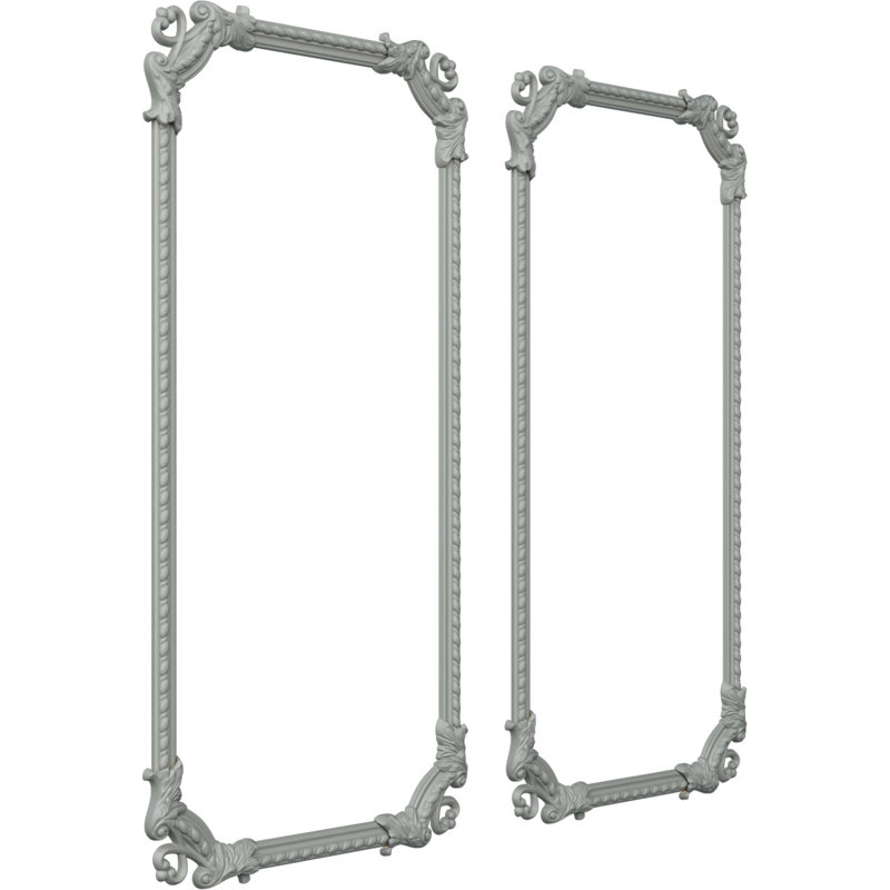 Ensemble de moulures pour panneau Devon, L 31 po x H 62 po, Double