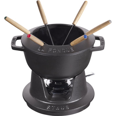 STAUB Cast Iron Fondue Set 1.7 L