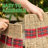 26in Christmas Tree Collar Scottish Tree Skirt Rustic Handcrafted Woven Base